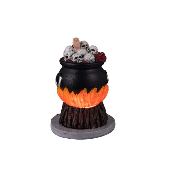Lemax© Spooky Town Halloween Village Accessory™: Skull Stew Cauldron